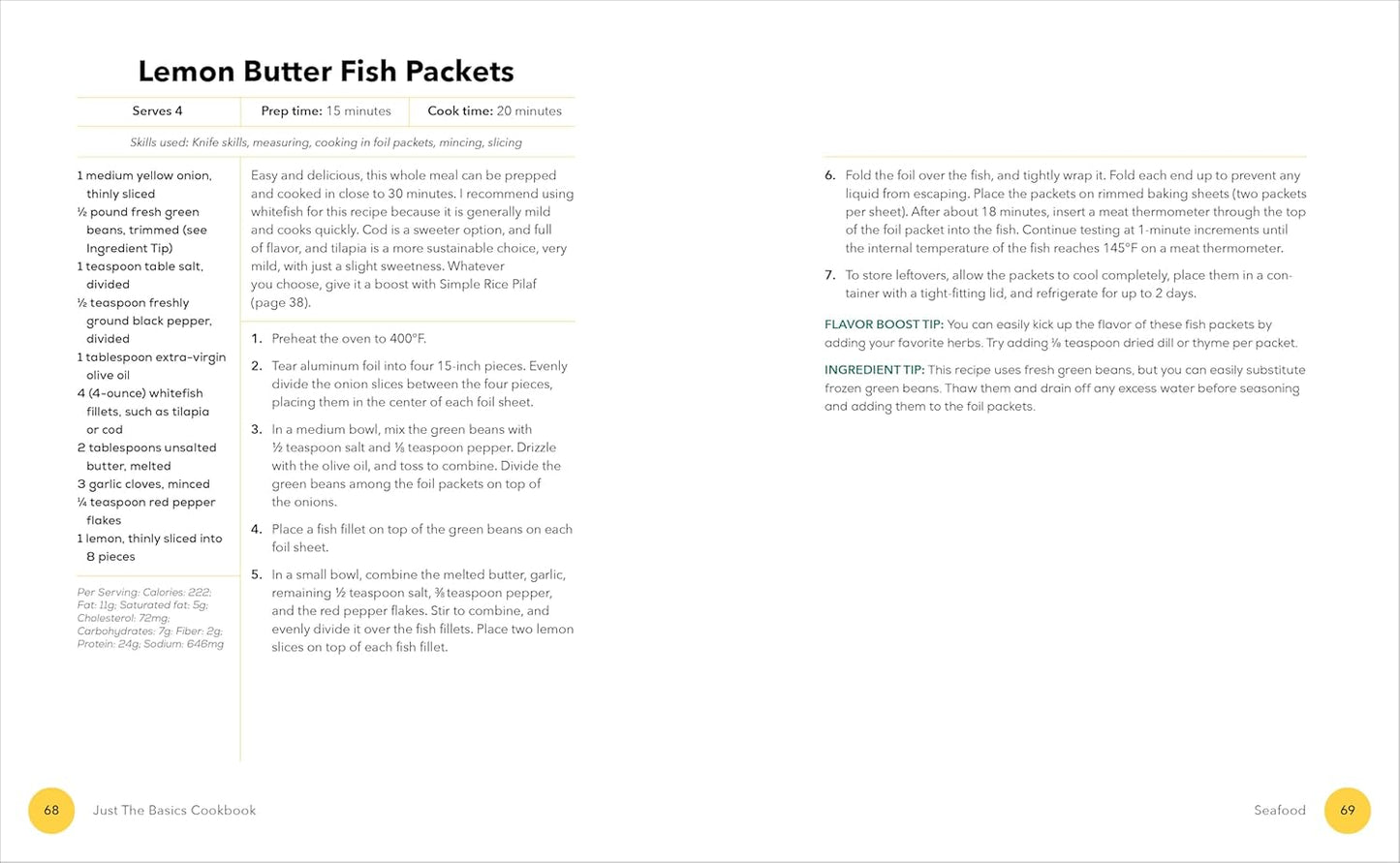 Just the Basics Cookbook: Learn How to Cook with Essential Techniques and Fundamental Recipes