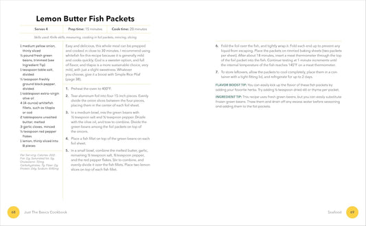 Just the Basics Cookbook: Learn How to Cook with Essential Techniques and Fundamental Recipes