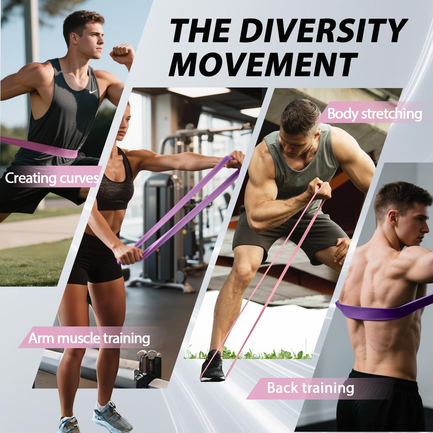 LEEKEY Resistance Bands Set for Pull-Up Assistance & Full-Body Training, Multi-Level Exercise Bands with Bag for Home Workouts, Physical Therapy, Strength Training (Men/Women) - My Store