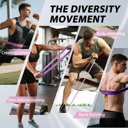 LEEKEY Resistance Bands Set for Pull-Up Assistance & Full-Body Training, Multi-Level Exercise Bands with Bag for Home Workouts, Physical Therapy, Strength Training (Men/Women) - My Store