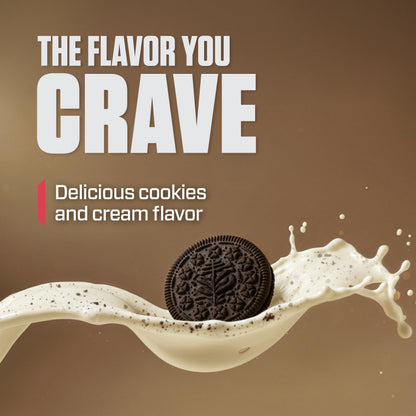 Dymatize Elite 100% Whey Protein Powder, Cookies & Cream, 25g of Protein, 5.5g BCAAs, Less Than 140 Cal., Gluten Free, 3g Carb, 2g Sugar, 3g Fat (25 Servings)