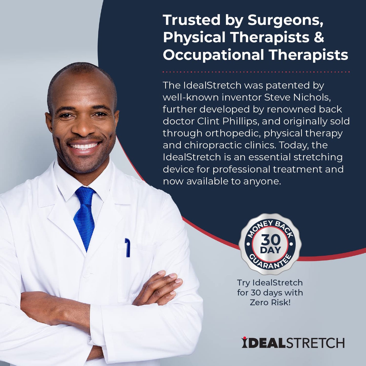 IdealStretch Original – Hamstring Stretcher, Lower Back Stretcher, Hip Stretcher, & Calf Stretcher - Knee Extension & Pain Relief - My Store