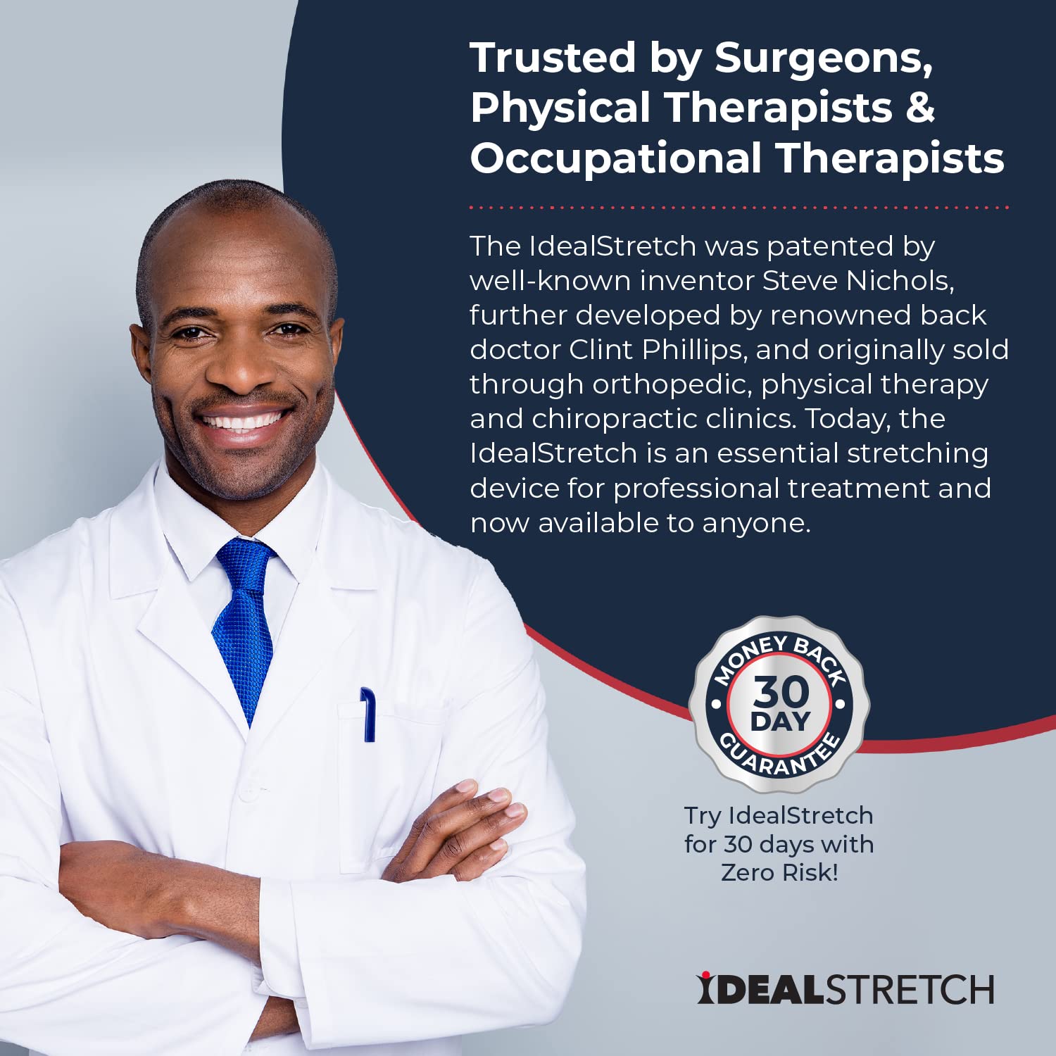 IdealStretch Original – Hamstring Stretcher, Lower Back Stretcher, Hip Stretcher, & Calf Stretcher - Knee Extension & Pain Relief - My Store