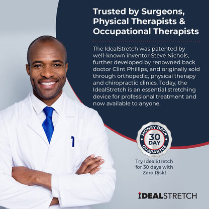 IdealStretch Original – Hamstring Stretcher, Lower Back Stretcher, Hip Stretcher, & Calf Stretcher - Knee Extension & Pain Relief - My Store