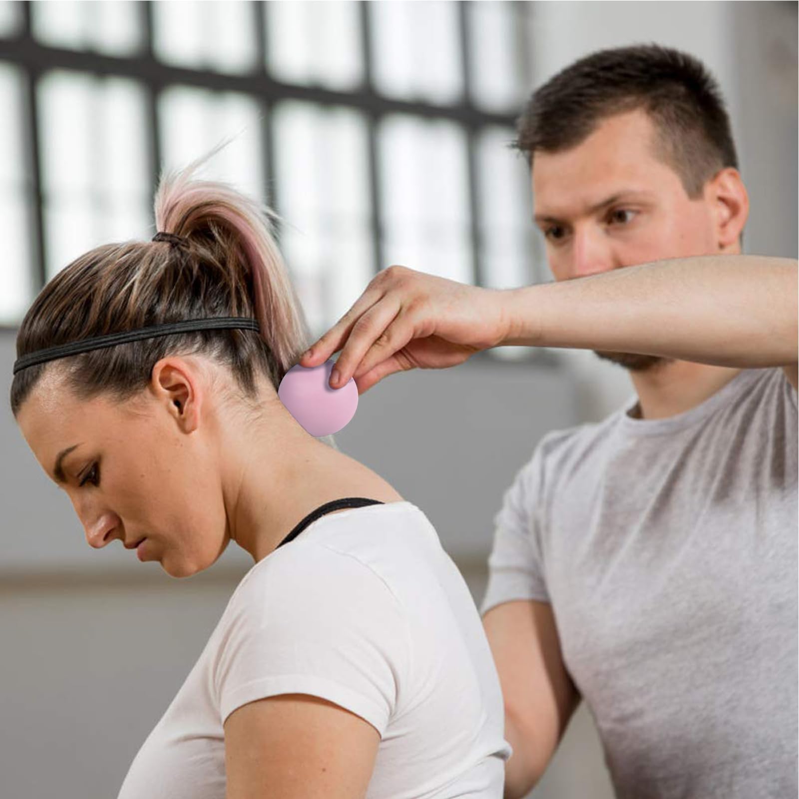 WOVTE Massage Lacrosse Ball for Sore Muscles, Shoulders, Neck, Back, Foot, Body, Deep Tissue, Trigger Point, Muscle Knots, Yoga and Myofascial Release (Blue) - My Store