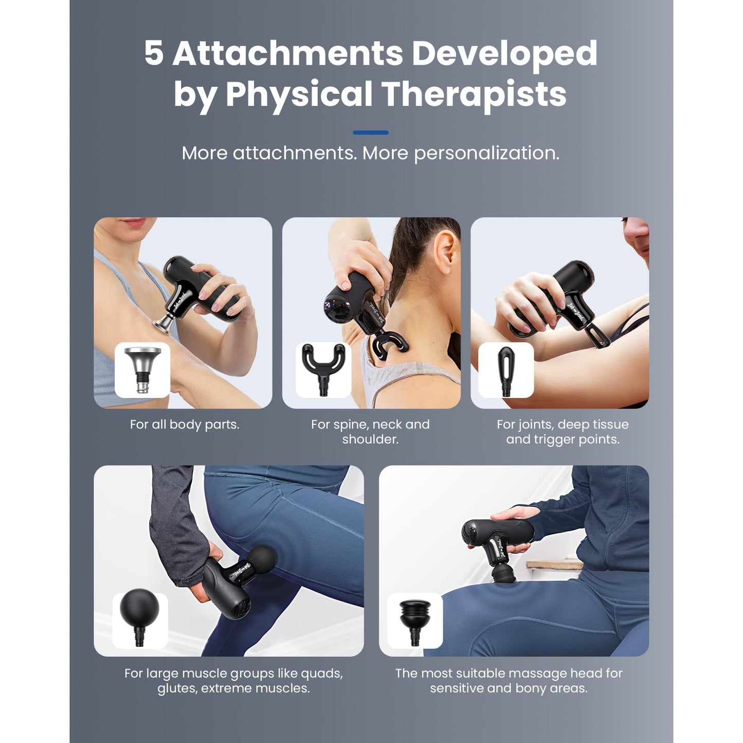 BOB AND BRAD Q2 Pro Mini Massage Gun with Heat and Cold Head,Pocket-Sized Deep Tissue Massager Gun,Portable Percussion Muscle Massager Gun, Ultra Small&Quiet Muscle Massage Gun - My Store