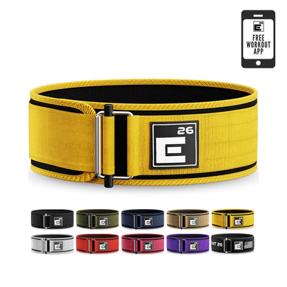 Element 26 Self-Locking Weight Lifting Belt - Premium Weightlifting Belt for Serious Functional Fitness and Olympic Lifting Athletes - Lifting Support for Men and Women - Deadlift Training Belt - My Store