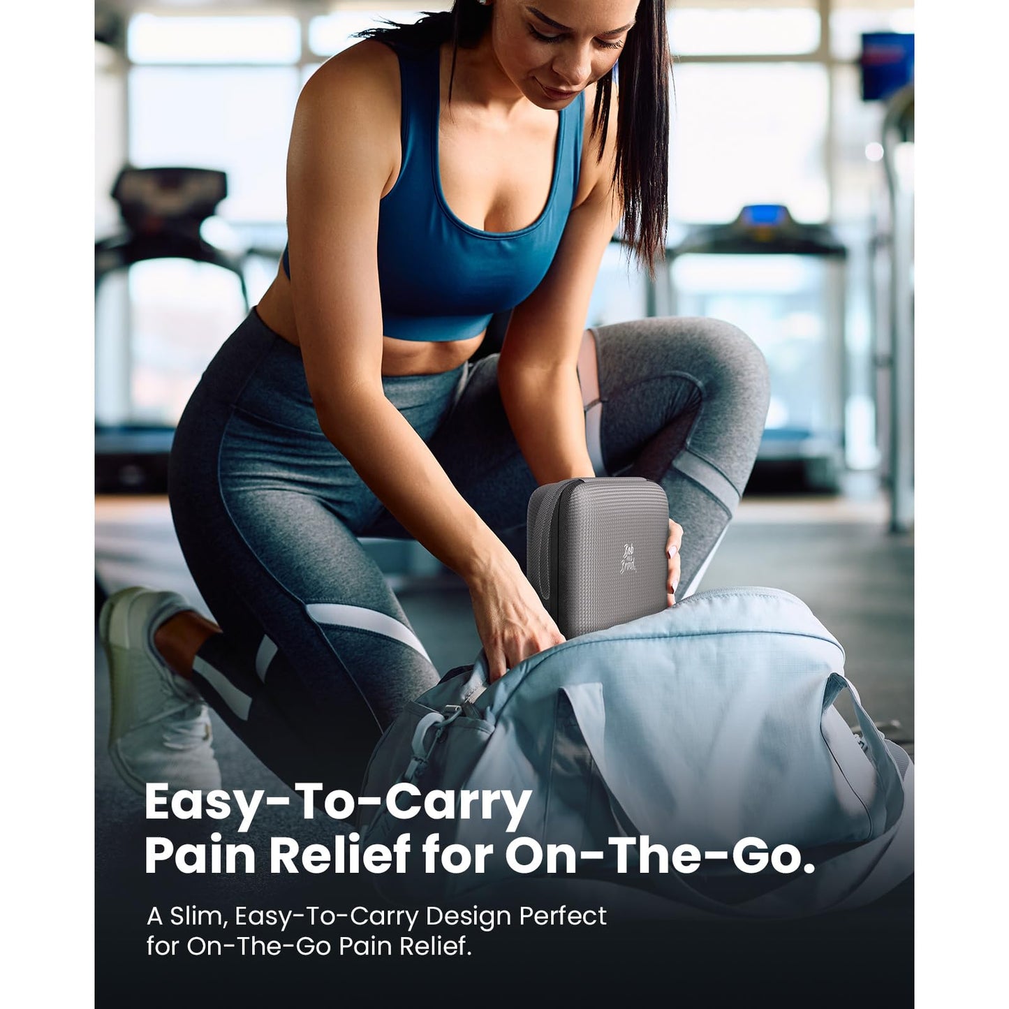 BOB AND BRAD Q2 Pro Mini Massage Gun with Heat and Cold Head,Pocket-Sized Deep Tissue Massager Gun,Portable Percussion Muscle Massager Gun, Ultra Small&Quiet Muscle Massage Gun - My Store