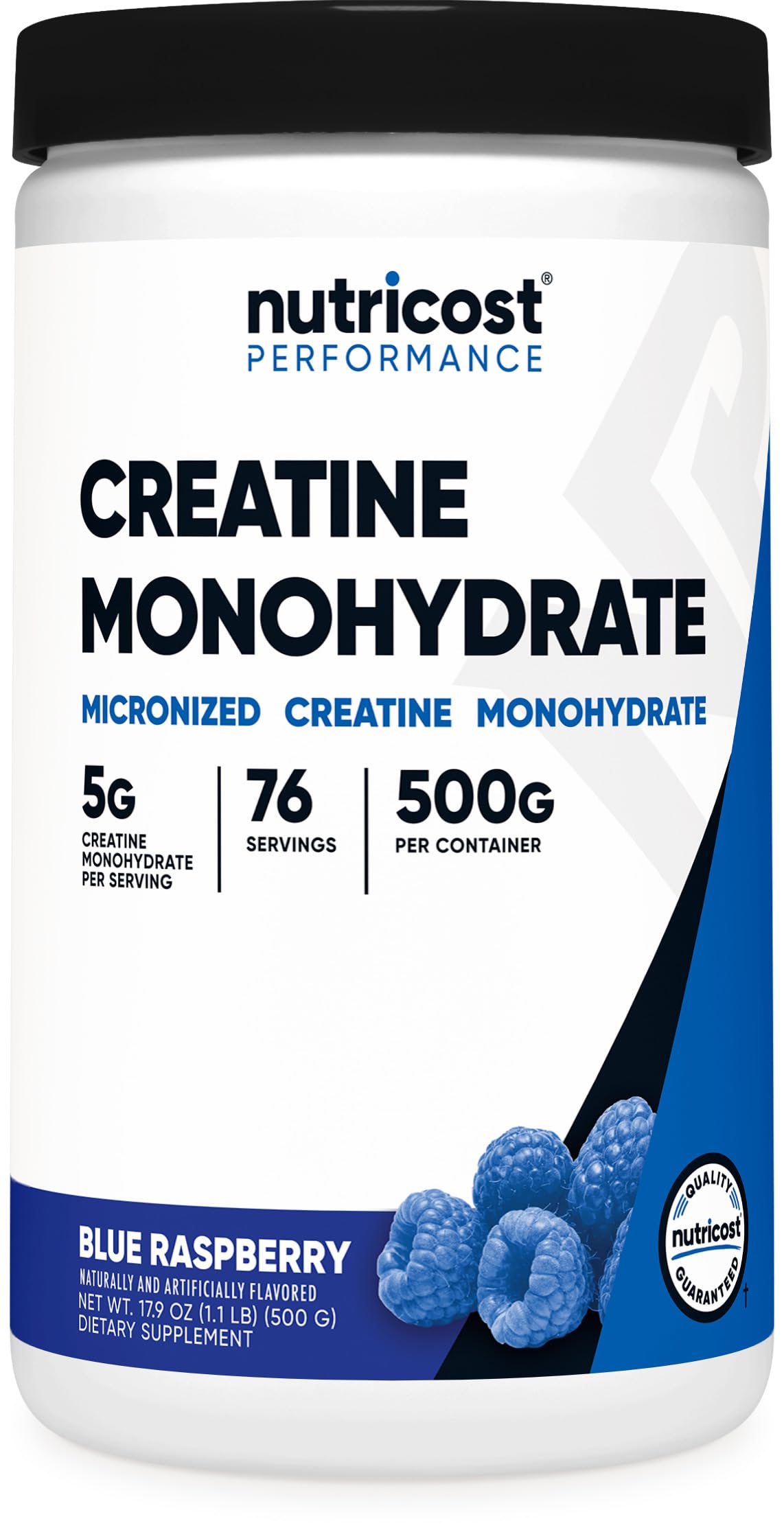 Nutricost Creatine Monohydrate Micronized Powder 500G, 5000mg Per Serv (5g) - 100 Servings, 17.9 Oz - My Store