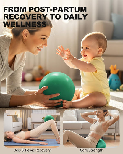 Trideer Exercise Balls Physical Therapy, 9 Inch Pilates Ball Between Knees for Physical Therapy, Mini Exercise Ball - Yoga Ball, Small Workout Balls for Core Strength and Back Support - My Store