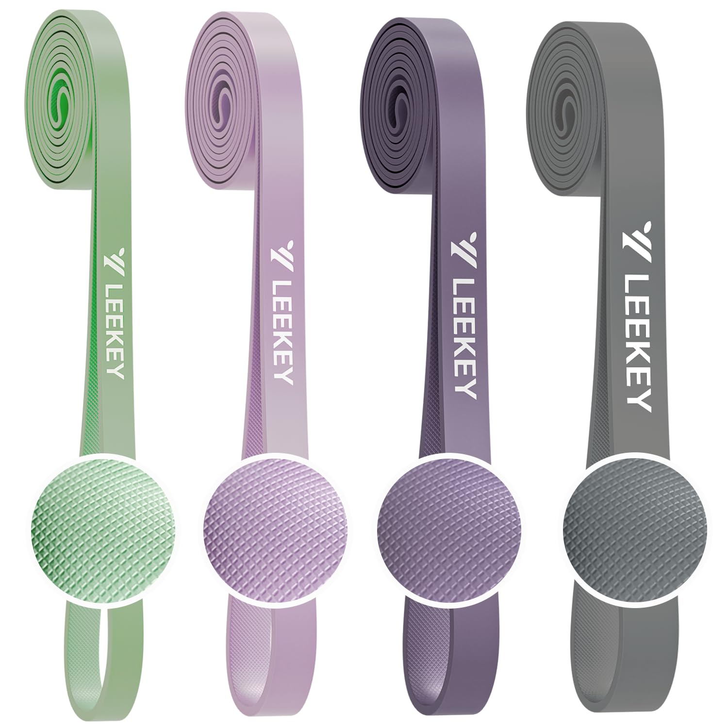 LEEKEY Resistance Bands Set for Pull-Up Assistance & Full-Body Training, Multi-Level Exercise Bands with Bag for Home Workouts, Physical Therapy, Strength Training (Men/Women) - My Store