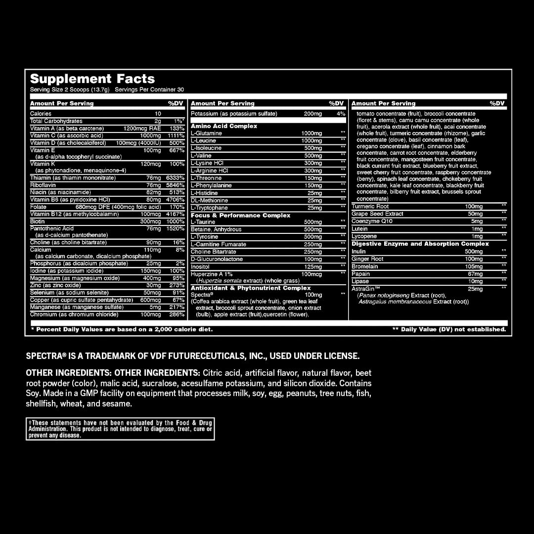 Animal Pak - Convenient Multivitamin for Men & Women Daily All-in-One Vitamin & Supplement Pack - Zinc, Vitamins C, B, D, Amino Acids, and Immune Support - Sports Nutrition Performance - 44 Count - My Store