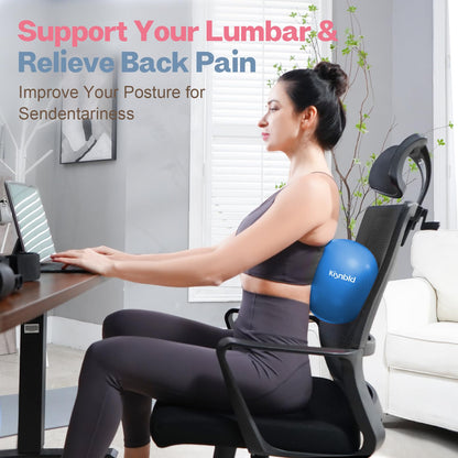 Small Exercise Ball, 9 Inch Mini Pilates Ball, Anti Burst and Slip Resistant Mini Yoga Ball for Stability, Fitness, Physical Therapy, Stretching & Core Strength Workout at Home Gym & Office - My Store