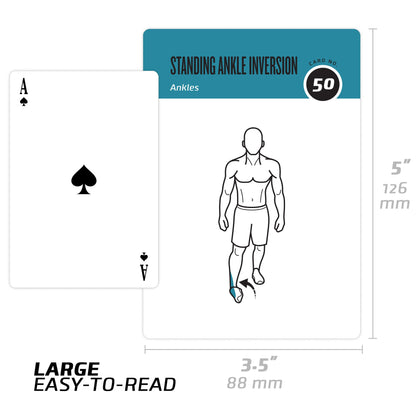 NewMe Fitness Stretching Workout Cards, Instructional Fitness Deck for Women & Men, Beginner Fitness Guide to Training Exercises at Home or Gym - My Store