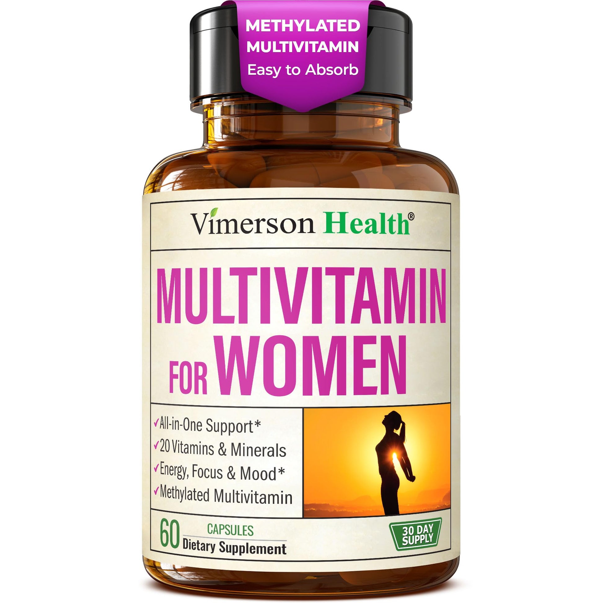 Multivitamin for Men – Methylated Mens Multivitamins & Multiminerals Capsules with Vitamin B12, A, D, C, Zinc, Magnesium & More for Complete Daily Support – High Potency Bioavailable Vitamins for Men - My Store
