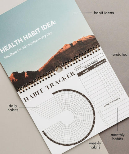 Lamare Habit Tracker Calendar – Premium Daily Habit Tracker Journal and Goal Board, Workout Motivation & Productivity Tool - My Store
