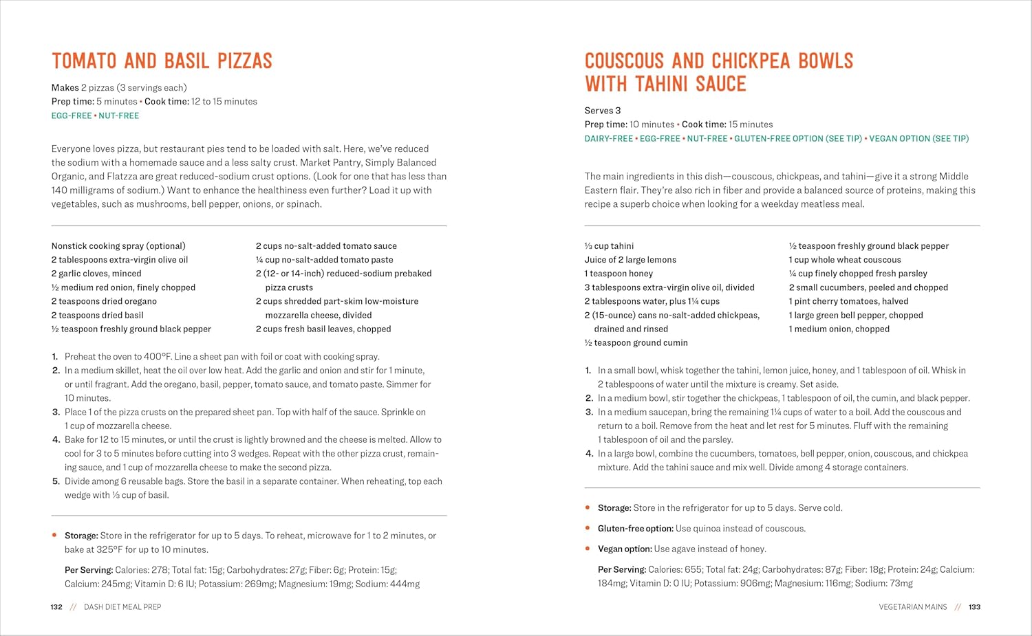 DASH Diet Meal Prep: 100 Healthy Recipes and 6 Weekly Plans - My Store