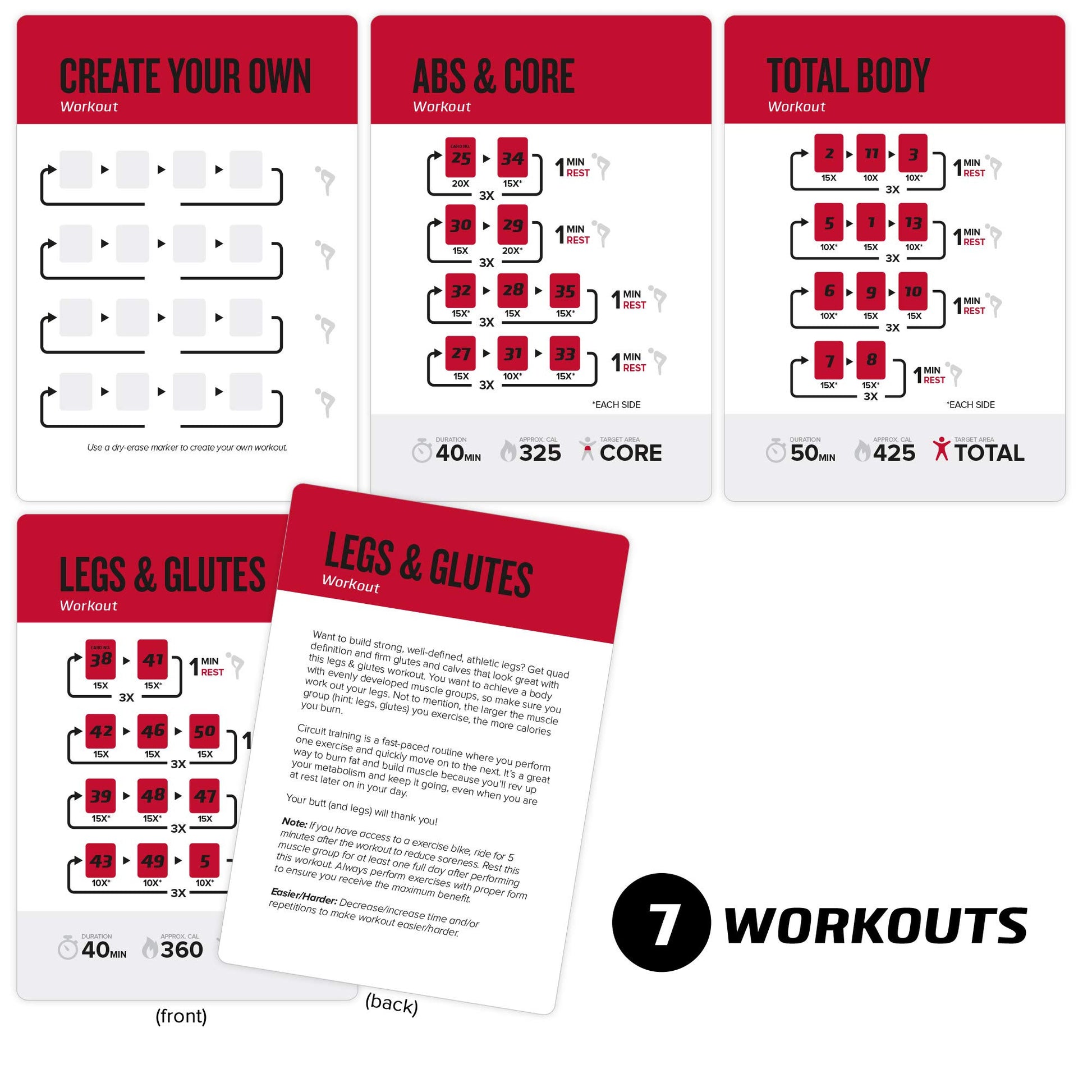 NewMe Fitness Stretching Workout Cards, Instructional Fitness Deck for Women & Men, Beginner Fitness Guide to Training Exercises at Home or Gym - My Store
