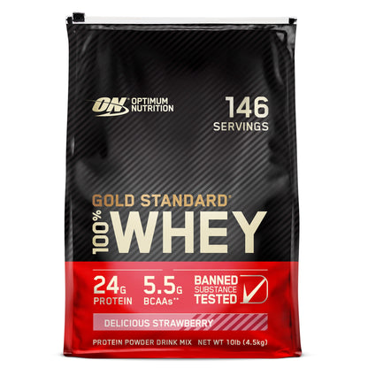 Optimum Nutrition Gold Standard 100% Whey Protein Powder, Double Rich Chocolate, 5 Pound (Packaging May Vary) - My Store