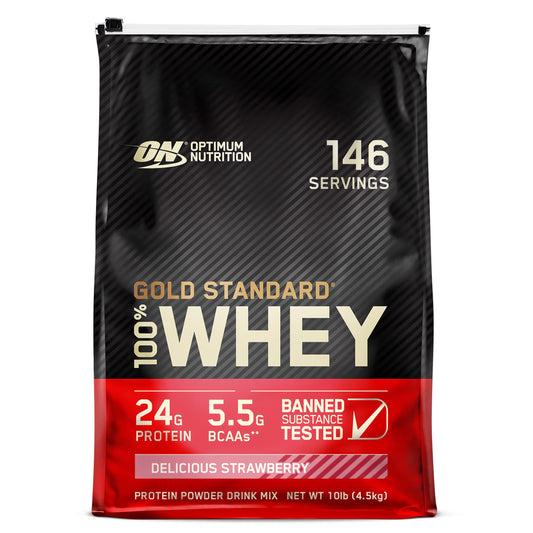 Optimum Nutrition Gold Standard 100% Whey Protein Powder, Double Rich Chocolate, 5 Pound (Packaging May Vary) - My Store