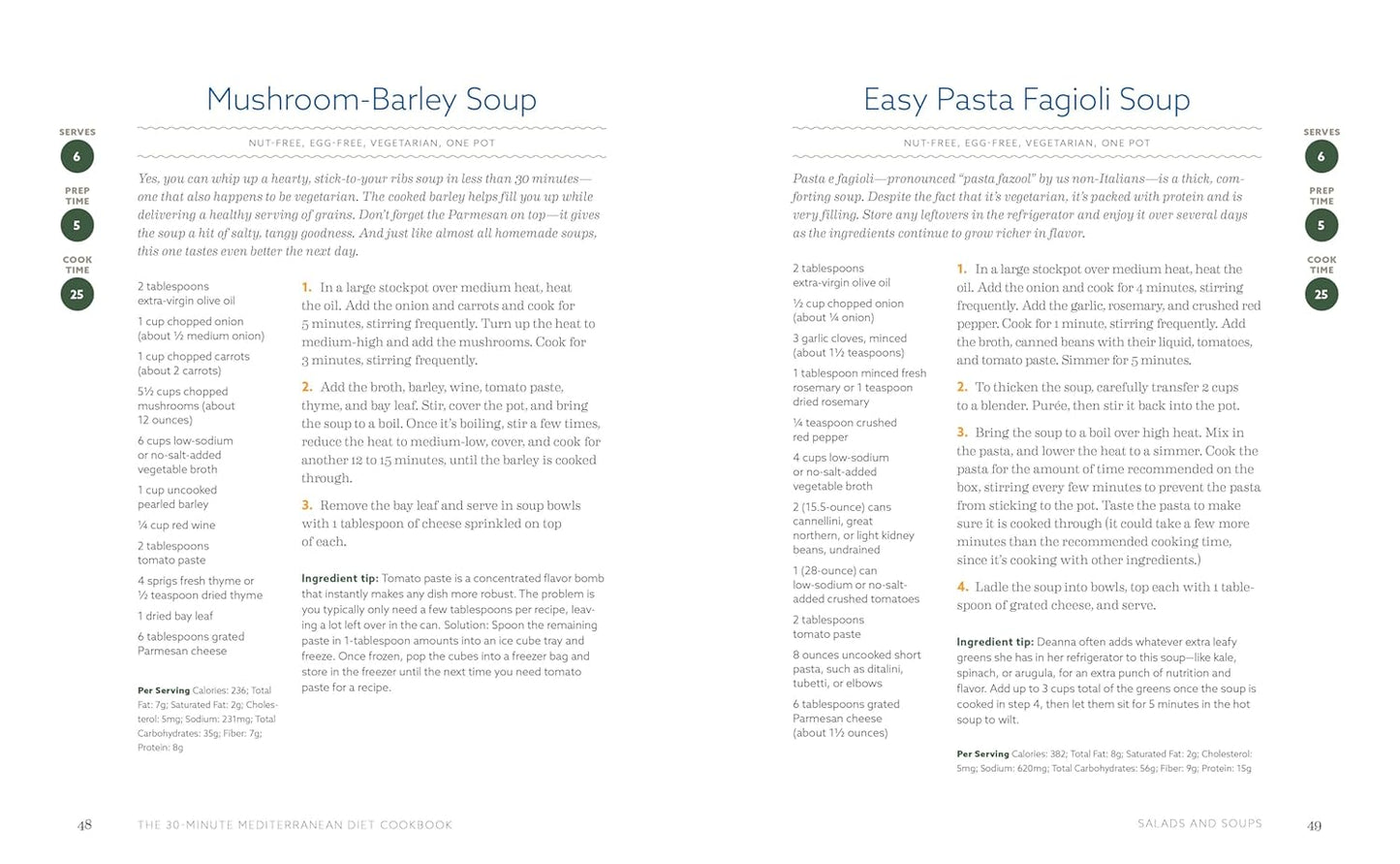 The 30-Minute Mediterranean Diet Cookbook: 101 Easy, Flavorful Recipes for Lifelong Health - My Store