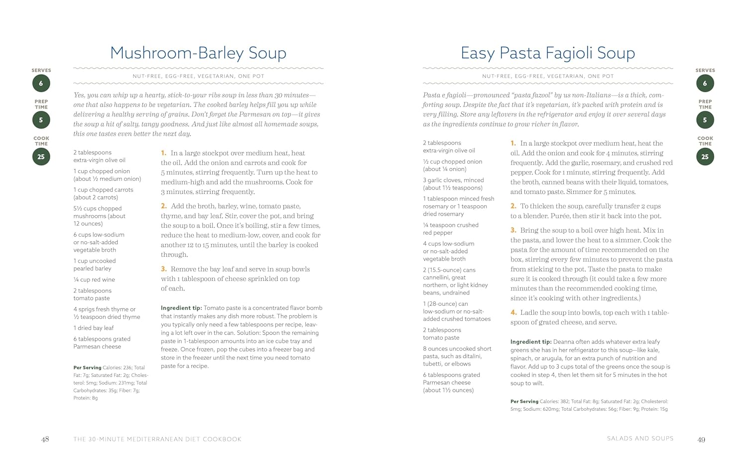 The 30-Minute Mediterranean Diet Cookbook: 101 Easy, Flavorful Recipes for Lifelong Health - My Store