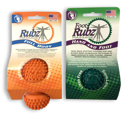 Due North Foot Rubz Hand & Back Massage Ball - Relieve Pain from Plantar Fasciitis, Tight Muscles & Sore Feet - Massage Tool - My Store