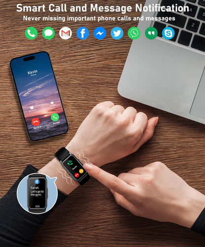 Smart Watch Fitness Tracker with 24/7 Heart Rate, Blood Oxygen Blood Pressure Monitor Sleep Tracker 120 Sports Modes Activity Trackers Step Calorie Counter IP68 Waterproof for Andriod iPhone Women Men - My Store