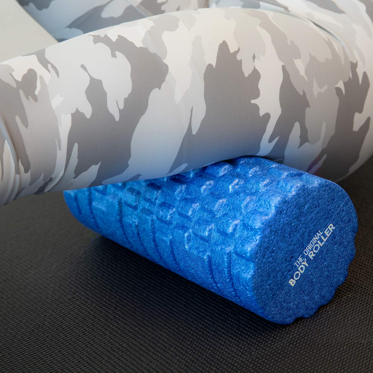 High Density Foam Roller Massager for Deep Tissue Massage of The Back and Leg Muscles - Self Myofascial Release of Painful Trigger Point Muscle Adhesions - 13" Blue - My Store