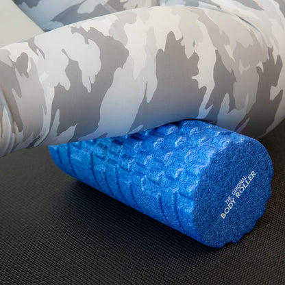 High Density Foam Roller Massager for Deep Tissue Massage of The Back and Leg Muscles - Self Myofascial Release of Painful Trigger Point Muscle Adhesions - 13" Blue - My Store