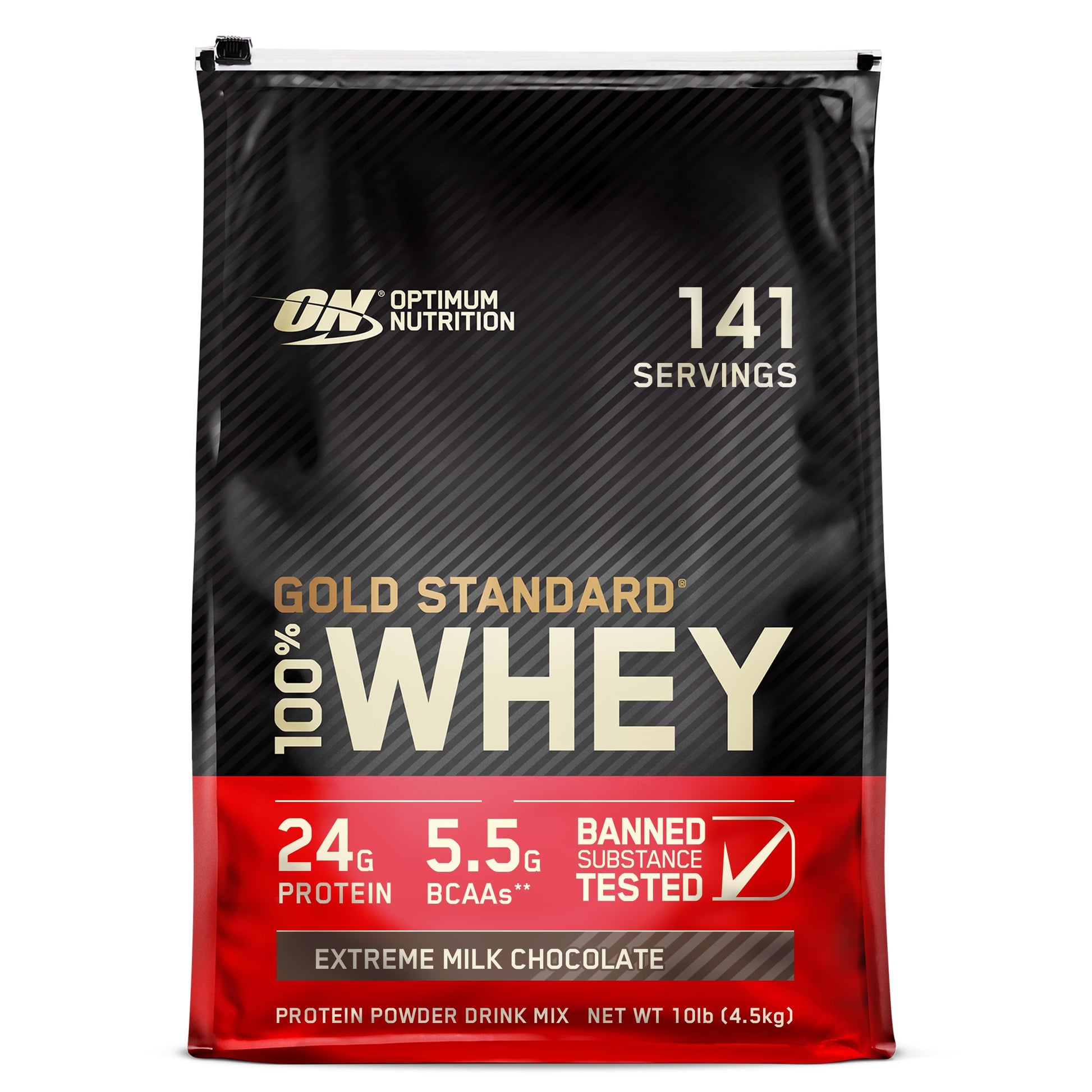 Optimum Nutrition Gold Standard 100% Whey Protein Powder, Double Rich Chocolate, 5 Pound (Packaging May Vary) - My Store