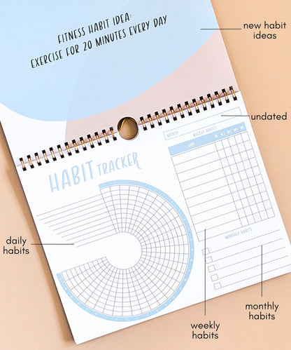 Lamare Habit Tracker Calendar – Premium Daily Habit Tracker Journal and Goal Board, Workout Motivation & Productivity Tool - My Store