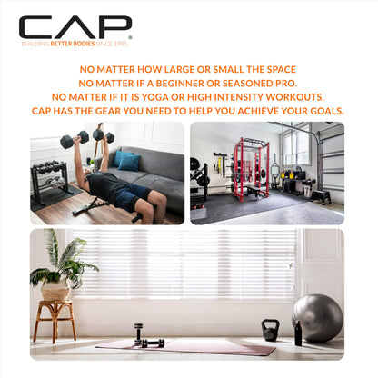 CAP Barbell All Purpose Folding Anti Tear Exercise Training Aerobic Fitness Gym & Gymnastics Balance Mat | Multiple colors