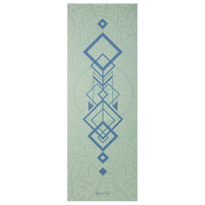 Gaiam Print Yoga Mat, Non Slip Exercise & Fitness Mat for All Types of Yoga, Pilates & Floor Exercises - My Store