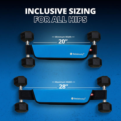 Bellabooty OG Belt - Bellabooty Exercise Hip Thrust Belt – For Dumbbells, Kettlebells, and Plates – Slip-Resistant Padding for Hip Protection – Perfect for Gym, Home, and On-the-Go Workouts