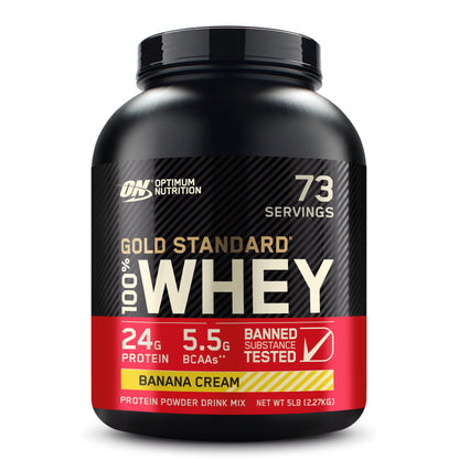 Optimum Nutrition Gold Standard 100% Whey Protein Powder, Double Rich Chocolate, 5 Pound (Packaging May Vary) - My Store