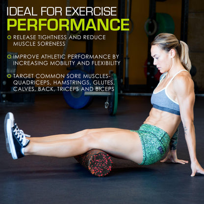 ProsourceFit High Density Foam Rollers, Firm Full Body Athletic Massage Tool for Back Stretching, Yoga, Pilates, Post Workout Muscle Recuperation - My Store