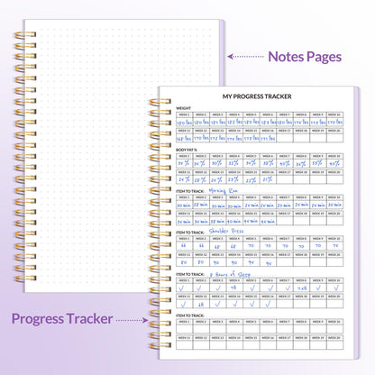 Fitness Journal Workout Planner for Women & Men, A5 (6.4" x 8.3") Workout Journal Log Book Planner Gift for Track Gym Essentials, Home Workouts, Track Progress, Achieve Wellness Goals, Black - My Store