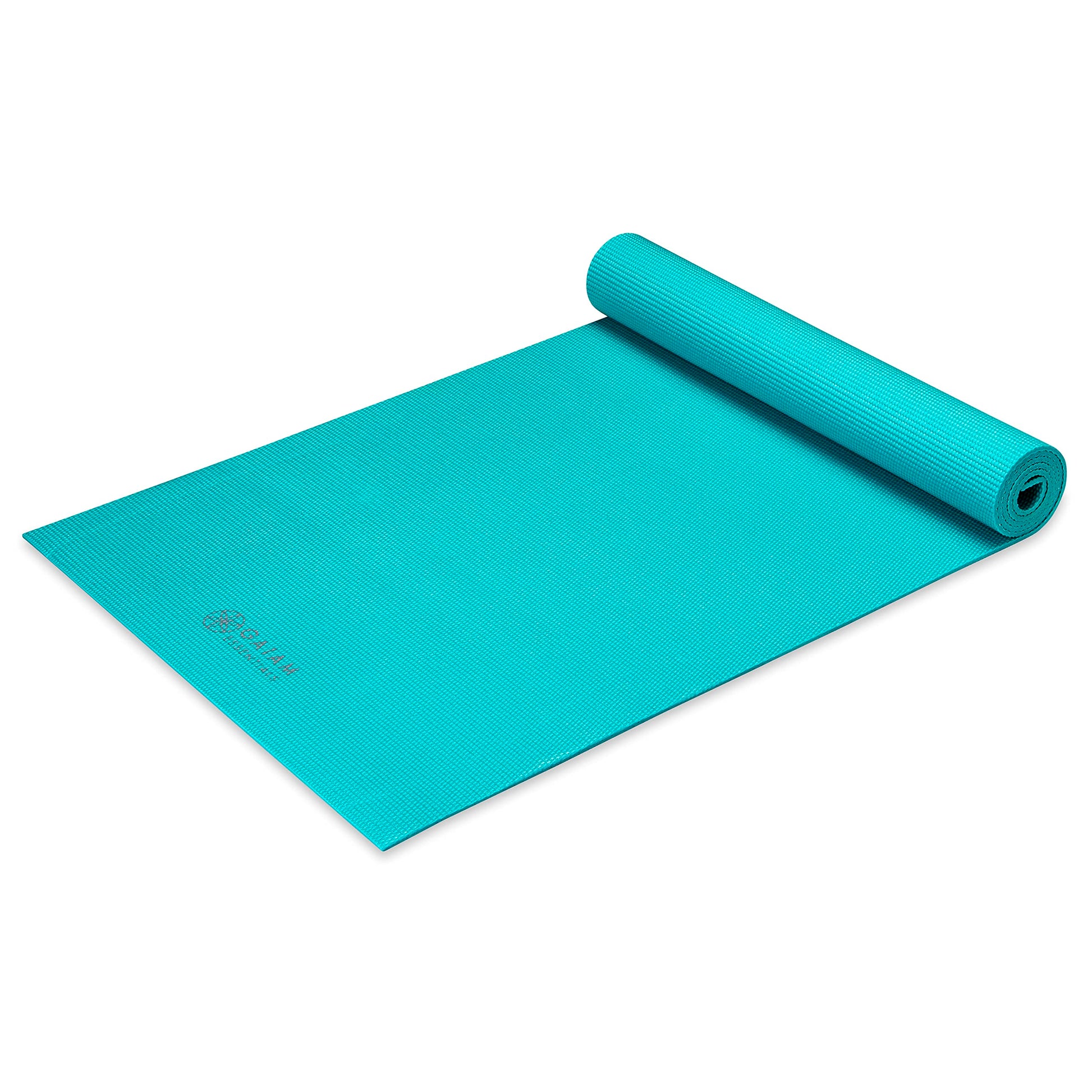 Gaiam Essentials Thick and Thin Yoga Mat Fitness & Exercise Mat with Easy-Cinch Carrier Strap - My Store