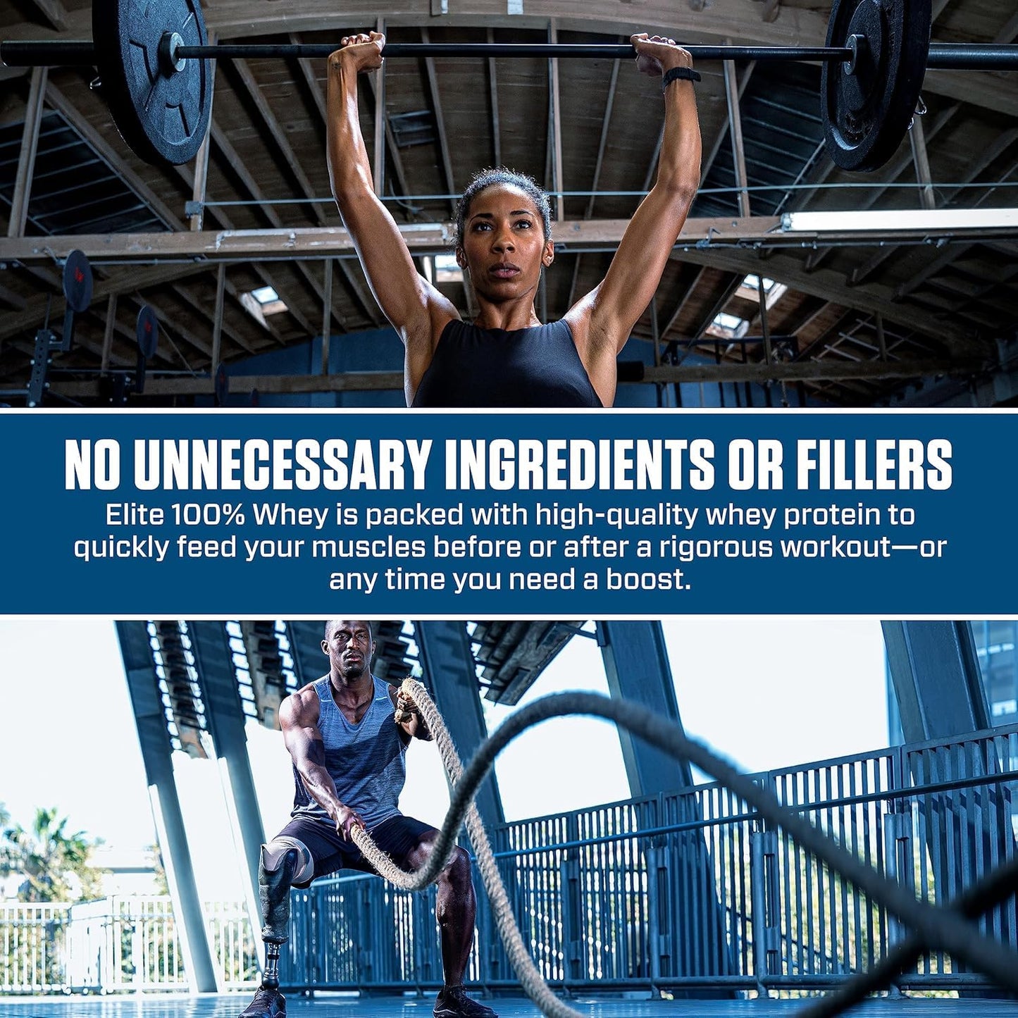 Dymatize Elite 100% Whey Protein Powder, Cookies & Cream, 25g of Protein, 5.5g BCAAs, Less Than 140 Cal., Gluten Free, 3g Carb, 2g Sugar, 3g Fat (25 Servings)