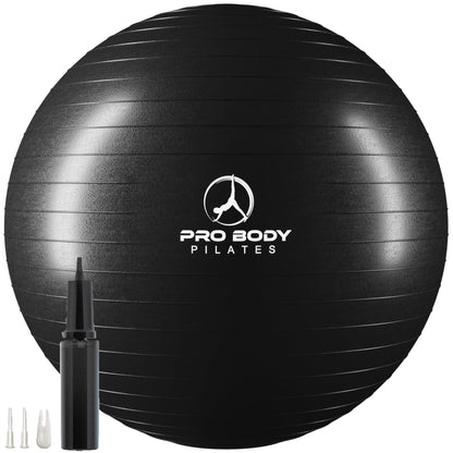 ProBody Pilates Exercise Ball - Multiple Sizes Gym Grade Balance Ball for Fitness, Yoga, Workout, Pregnancy & Physical Therapy - My Store