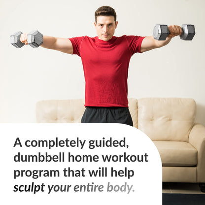 The Dumbbell Home Workout Journal. 13 Week Program. Fitness Planner/Workout Book that Only Requires Dumbbells. Workout Journal for Women & Men. - My Store