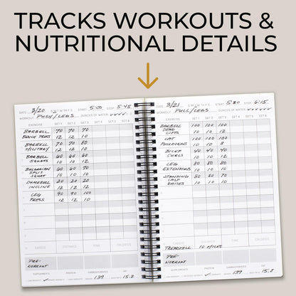 The Ultimate Fitness Journal for Tracking and Crushing Your Gym Goals - Detailed Workout Planner & Log Book For Men and Women - Great Gym Accessories With Calendar, Nutrition & Progress Tracker - My Store