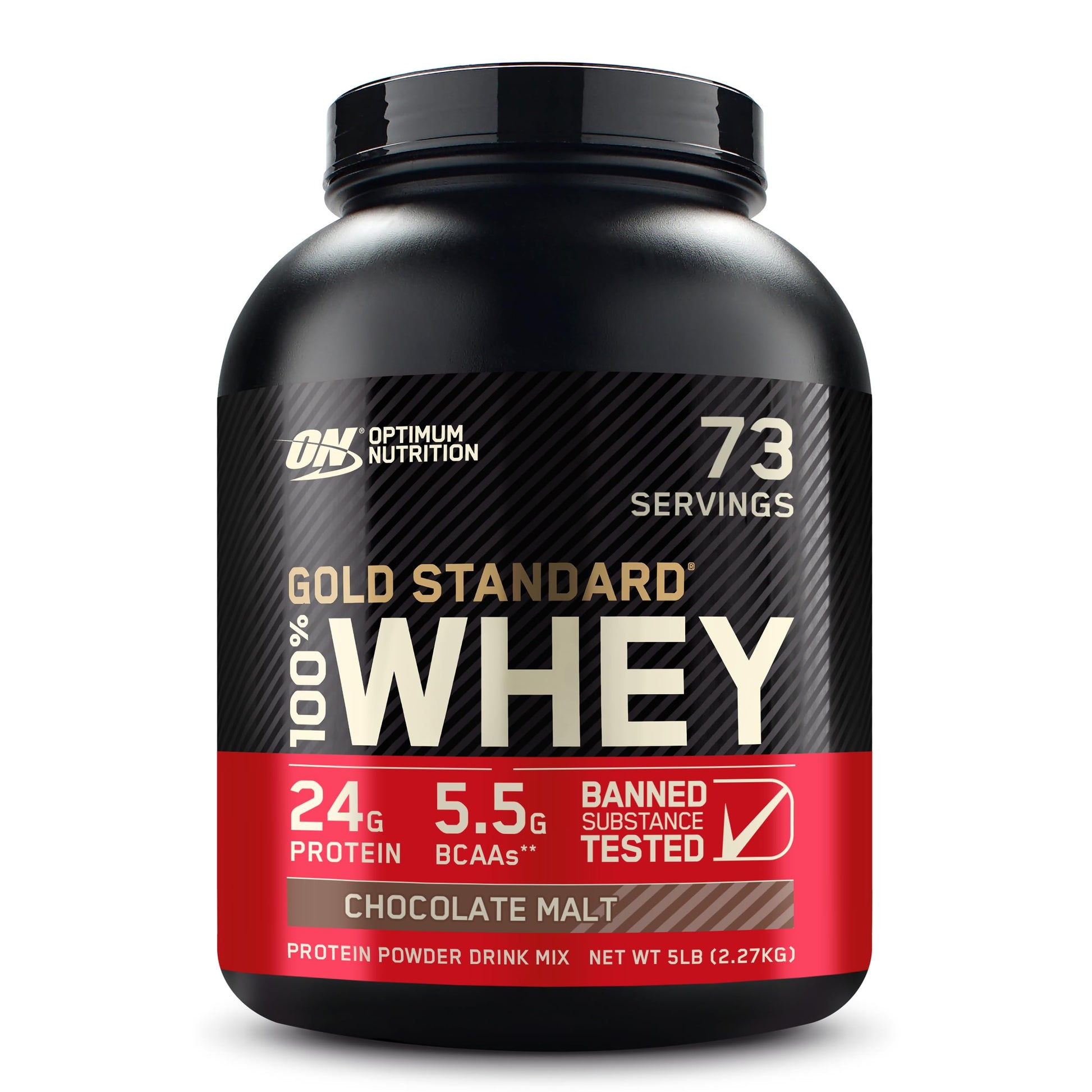Optimum Nutrition Gold Standard 100% Whey Protein Powder, Double Rich Chocolate, 5 Pound (Packaging May Vary) - My Store