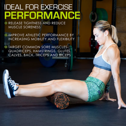 ProsourceFit High Density Foam Rollers, Firm Full Body Athletic Massage Tool for Back Stretching, Yoga, Pilates, Post Workout Muscle Recuperation - My Store