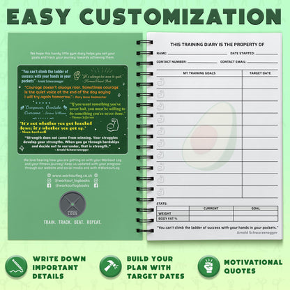 Workout Planner for Daily Fitness Tracking & Goals Setting - A5 Size, 6” x 8”, Charcoal Gray - Men & Women Personal Home & Gym Training Diary - Log Book Journal - by Workout Log Gym - My Store