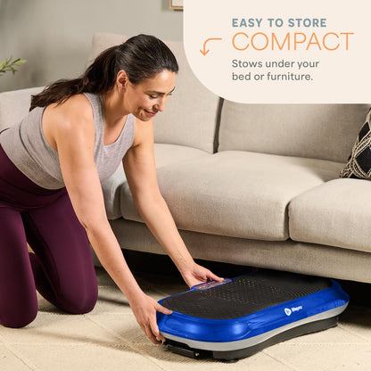 Lifepro Waver Vibration Plate Exercise Machine for Lymphatic Drainage, Muscle Activation, Full-Body Workout Vibrating Platform with Loop Bands, Fitness Equipment for Strength Toning & Fat Loss - My Store
