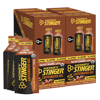 Honey Stinger Organic Fruit Smoothie Energy Gel, Gluten Free & Caffeine Free, for Exercise, Running and Performance, Sports Nutrition for Home & Gym, Pre and Mid Workout, 12 Pack, 13.2 Ounce