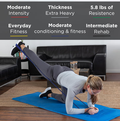 THERABAND Resistance Bands Set, Beginner Kit, Yellow, Red, Green, Non-Latex Elastic Bands for Exercise & Physical Therapy, Strength Training Bands for Upper & Lower Body Fitness - My Store