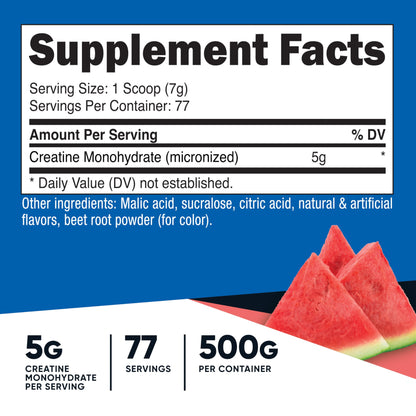 Nutricost Creatine Monohydrate Micronized Powder 500G, 5000mg Per Serv (5g) - 100 Servings, 17.9 Oz - My Store